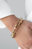 Paparazzi Get the GLOW on the Road - Gold Bracelet
