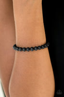 Paparazzi Confident - Black Bracelet
