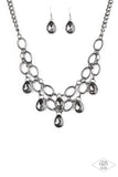 Paparazzi Show-Stopping Shimmer - Black Necklace