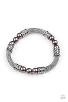 Paparazzi Talk Some Sense - Black Bracelet