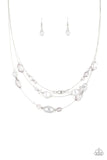 Paparazzi Pacific Pageantry - Silver Necklace