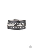 Paparazzi Born To Be WILDCAT - Silver Wrap Bracelet