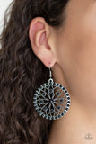 Paparazzi Merry Mandalas - Black Earrings