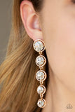 Paparazzi Drippin In Starlight - Gold Post Earrings
