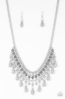 Paparazzi Dont Forget To BOSS! - Silver Necklace