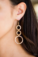 Paparazzi Radical Revolution - Gold Earrings