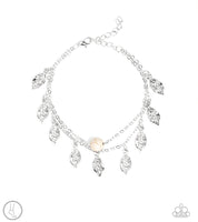 Paparazzi Earthy Explorer - White Anklet