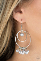 Paparazzi New York Attraction - Silver Earrings