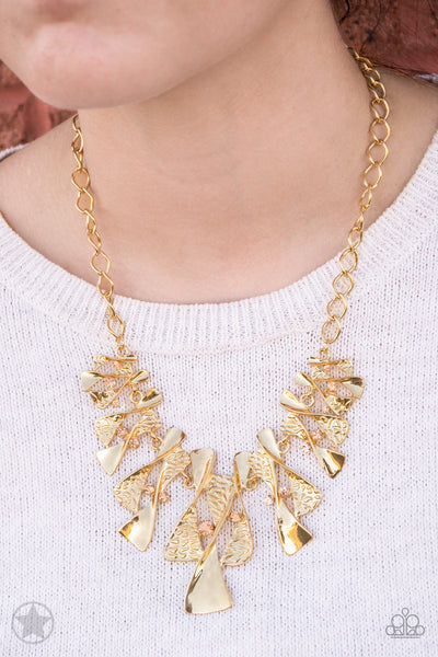 Paparazzi The Sands of Time - Gold Necklace