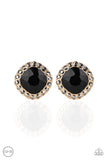 Paparazzi Diamond Duchess - Gold Clip-On Earrings