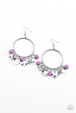 Paparazzi Chroma Chimes - Purple Earrings
