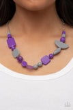 Paparazzi Tranquil Trendsetter - Purple Necklace