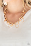 Paparazzi Very Avant-Garde - Gold Necklace