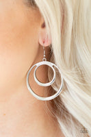 Paparazzi Put Your SOL Into It - Silver Earrings