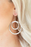 Paparazzi Put Your SOL Into It - Silver Earrings