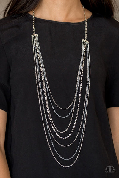 Paparazzi Radical Rainbows - Silver Necklace