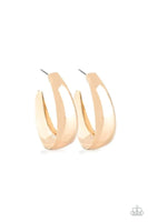 Paparazzi Gypsy Belle - Gold Hoop Earrings