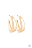 Paparazzi Gypsy Belle - Gold Hoop Earrings
