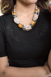 Paparazzi In Good Glazes - Brown Necklace