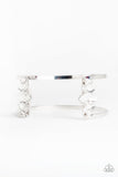 Paparazzi Glam Power - White Bracelet