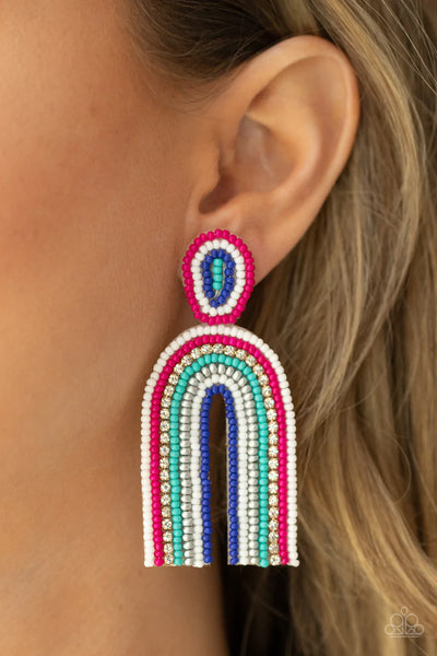 Paparazzi Rainbow Remedy - Multi Post Earrings