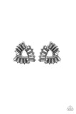 Paparazzi Renegade Shimmer - Silver Post Earrings