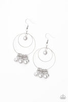 Paparazzi New York Attraction - Silver Earrings