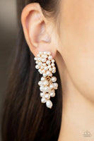 Paparazzi Fabulously Flattering - Gold Post Earrings