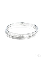Paparazzi Heap It On - White Bracelet