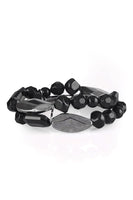 Paparazzi Rockin Rock Candy - Black Bracelet