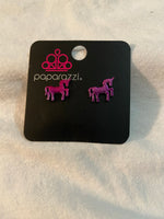Paparazzi Starlet Shimmer Unicorn earrings