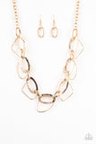 Paparazzi Very Avant-Garde - Gold Necklace