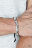 Paparazzi Renegade - Silver Men’s Bracelet