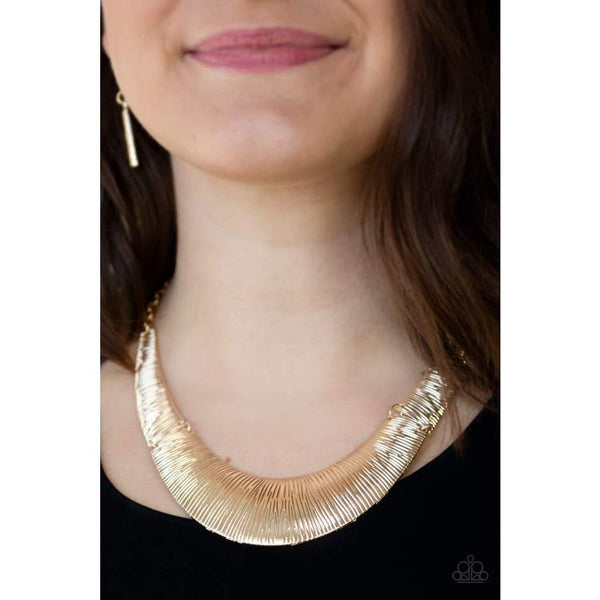 Paparazzi Feast or Famine - Gold Necklace