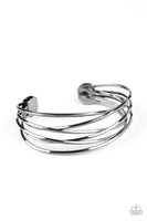 Paparazzi Down To The Wire - Black Bracelet