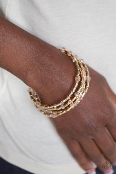 Paparazzi Regal Remix - Gold Bracelet