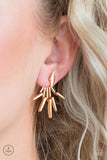 Paparazzi Extra Electric - Gold Post Earrings