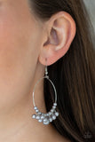 Paparazzi The PEARL-fectionist - Silver Earrings