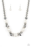 Paparazzi Hollywood HAUTE Spot - White Necklace