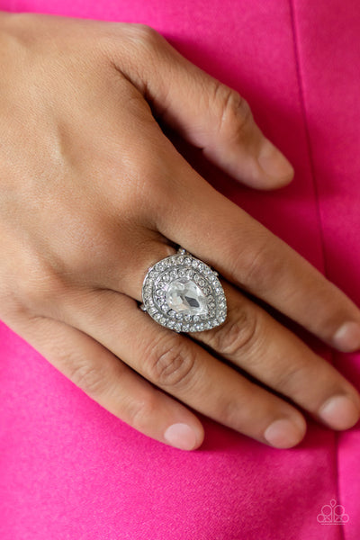 Paparazzi Icy Indulgence - White Ring