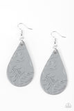 Paparazzi Feelin Groovy - Silver Earrings