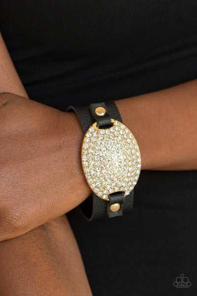 Paparazzi Better Recognize - Gold Wrap Bracelet