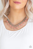 Paparazzi Party Time - Orange Necklace