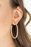 Paparazzi Comin Into Money - Gold Hoop Earrings