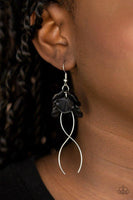Paparazzi Lets Keep It ETHEREAL- Black Earrings