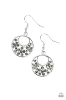 Paparazzi Sugary Shine - Silver Earrings