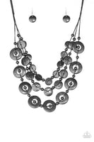 Paparazzi Catalina Coastin - Black Wood Necklace