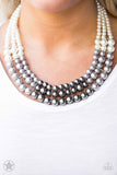 Paparazzi Lady In Waiting - Silver Necklace