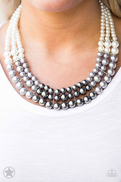 Paparazzi Lady In Waiting - Silver Necklace
