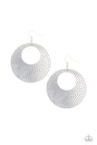 Paparazzi Dotted Delicacy - Silver Earrings
